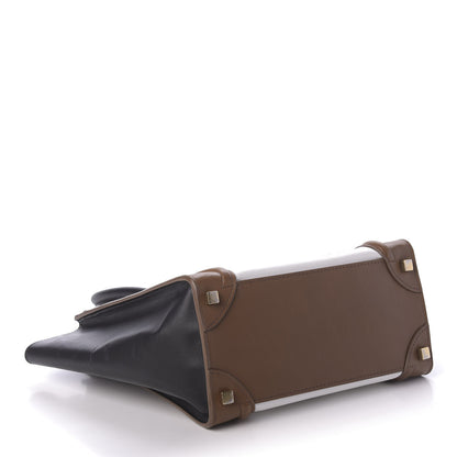 Celine Smooth Calfskin Micro Tri-Color Luggage Brown 4 of 10