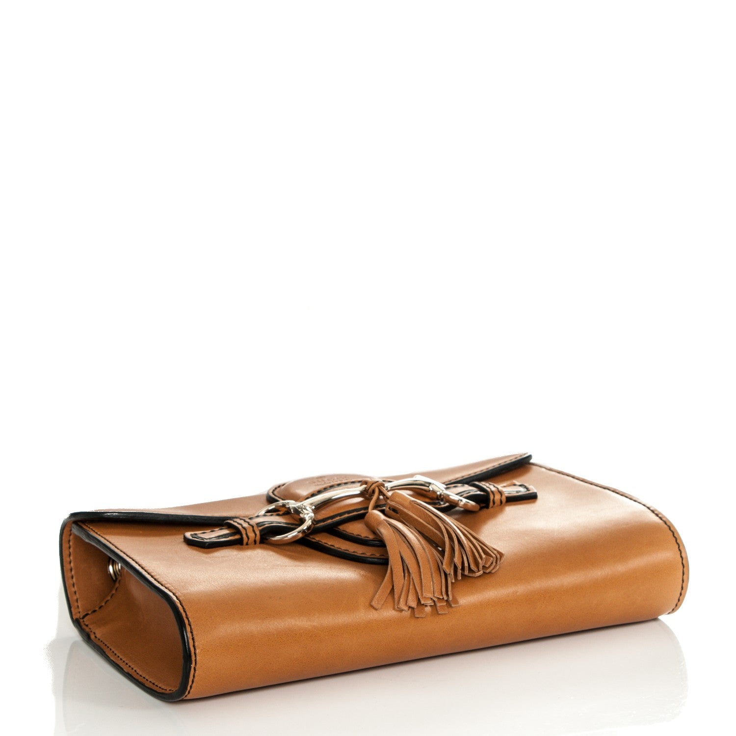 Gucci Saddle Soft Lux Small Emily Chain Shoulder Bag New Banana 4 of 8