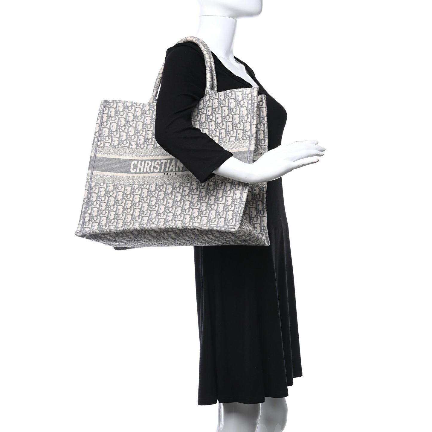 Oblique Large Book Tote Grey