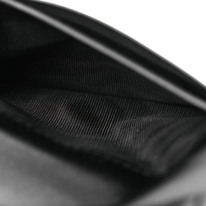 Saint Laurent Calfskin Techno Credit Card Wallet Black 7 of 12