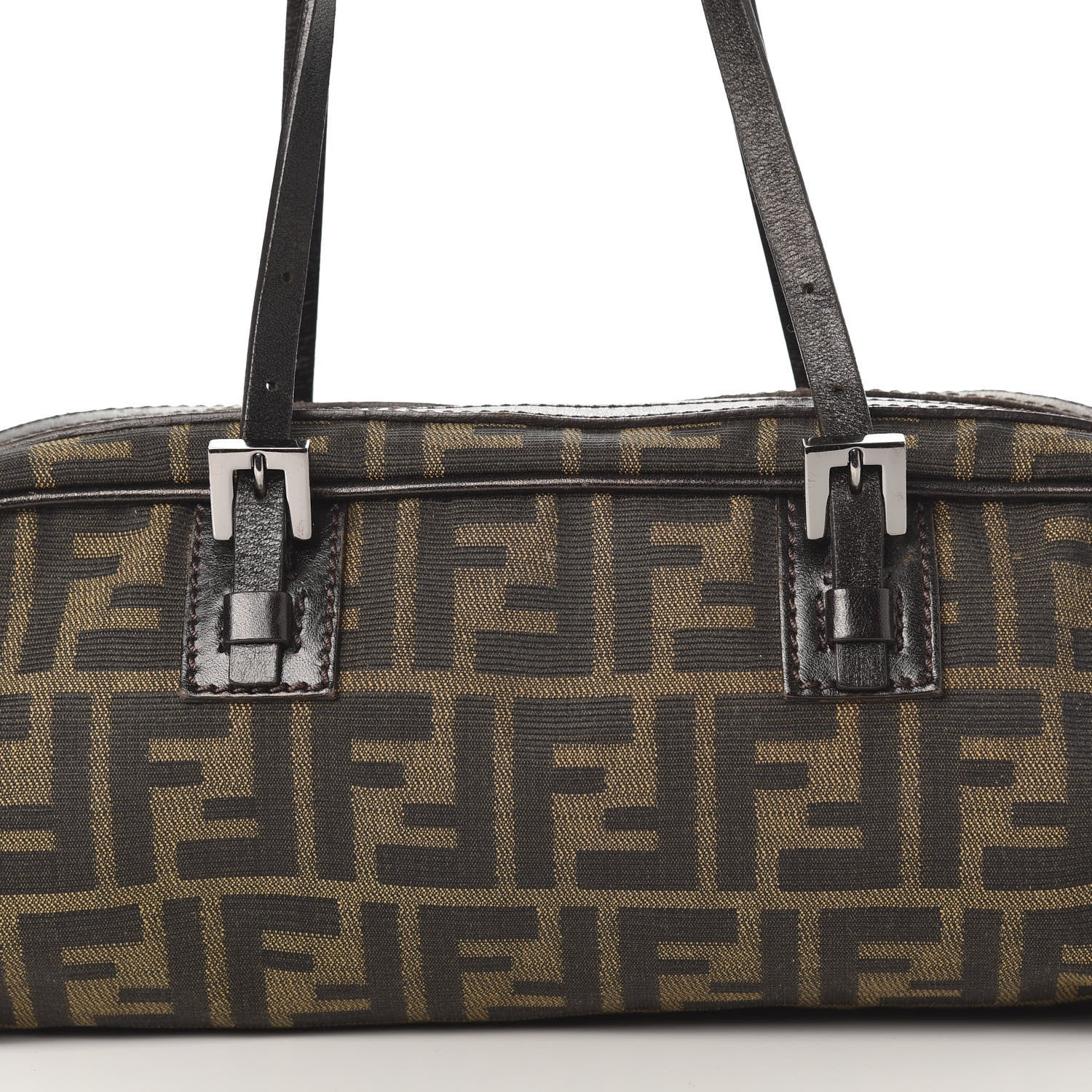 Fendi Zucca Small Buckle Tote Tobacco 12 of 12