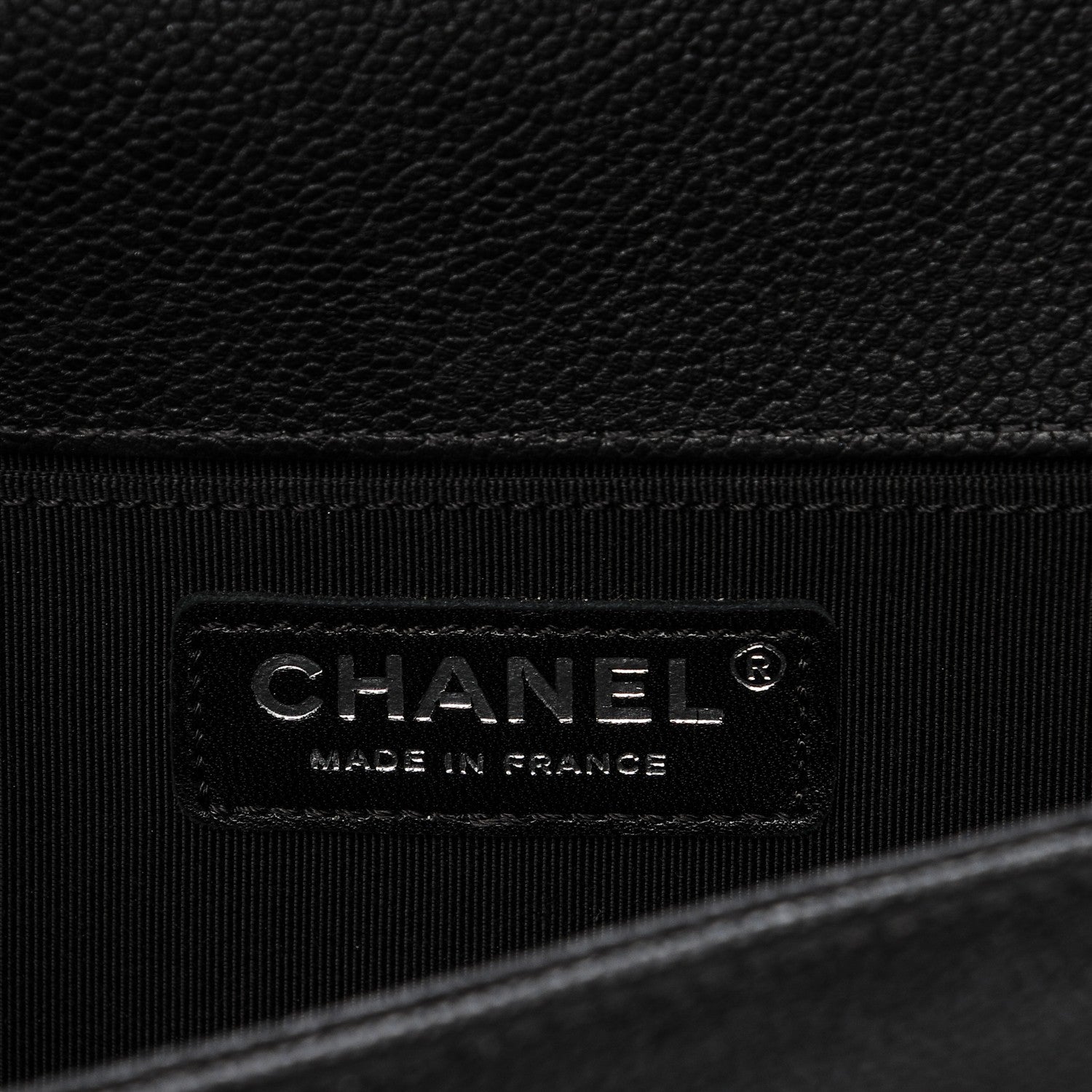 Chanel Caviar Quilted Medium Boy Flap Black 6 of 7