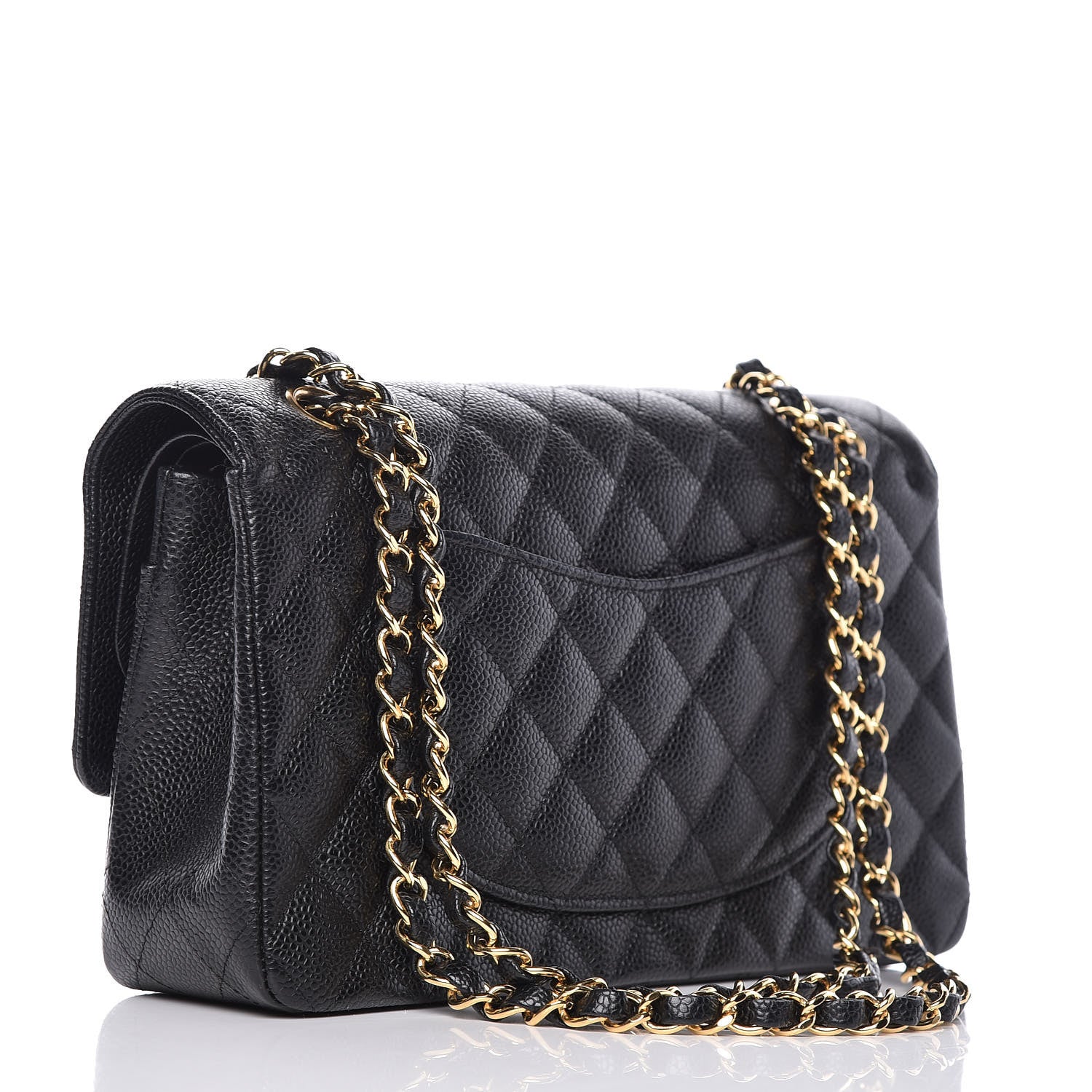 Chanel Caviar Quilted Medium Double Flap Black 3 of 11