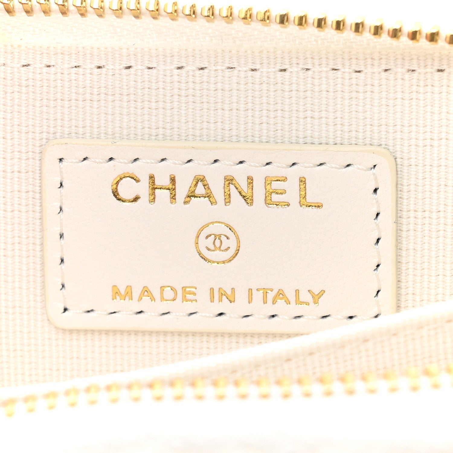 Chanel Tweed Quilted Bow Flap Card Holder On Chain White 6 of 7