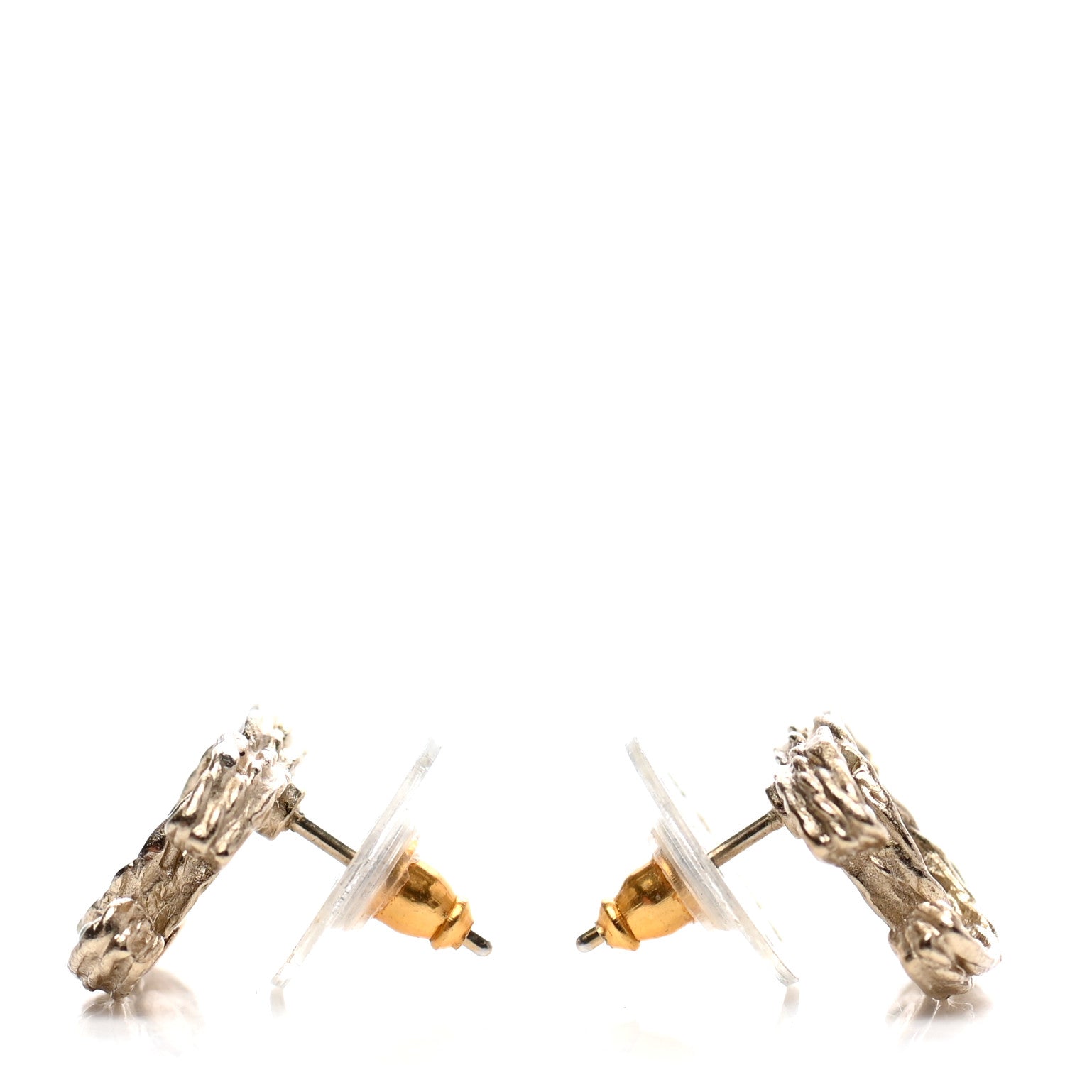 Chanel Pearl CC Earrings Gold 3 of 4