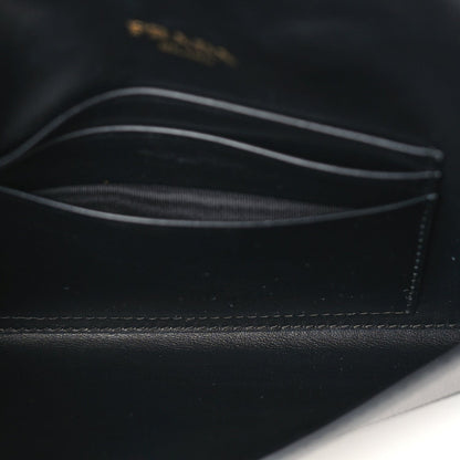 Prada Saffiano Metal Envelope Wallet Black 4 of 6