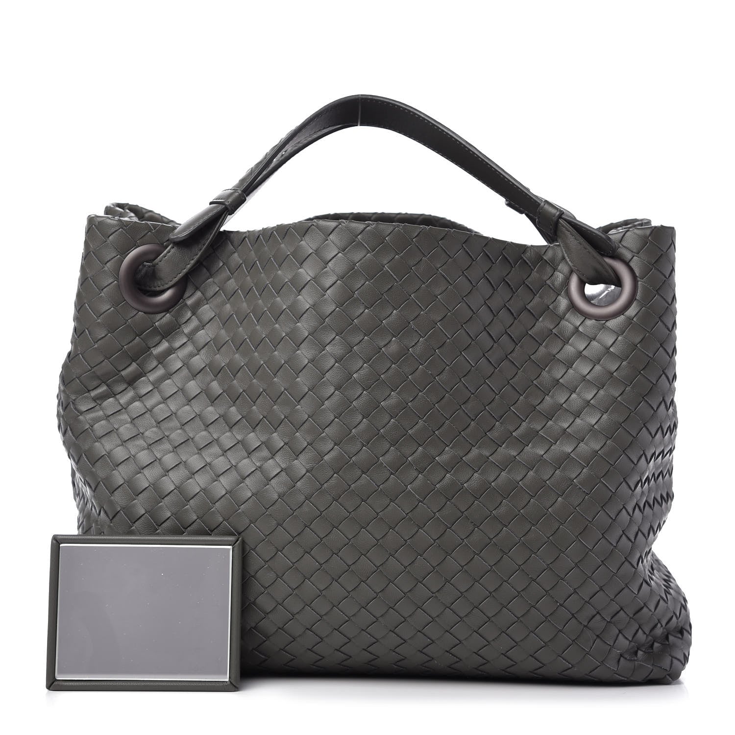 Bottega Veneta Nappa Intrecciato Bella Tote Grey 1 of 9