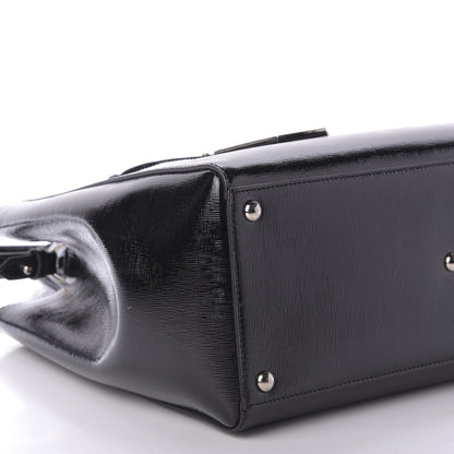 Fendi Patent Vitello Elite Regular 2Jours Tote Black 6 of 13