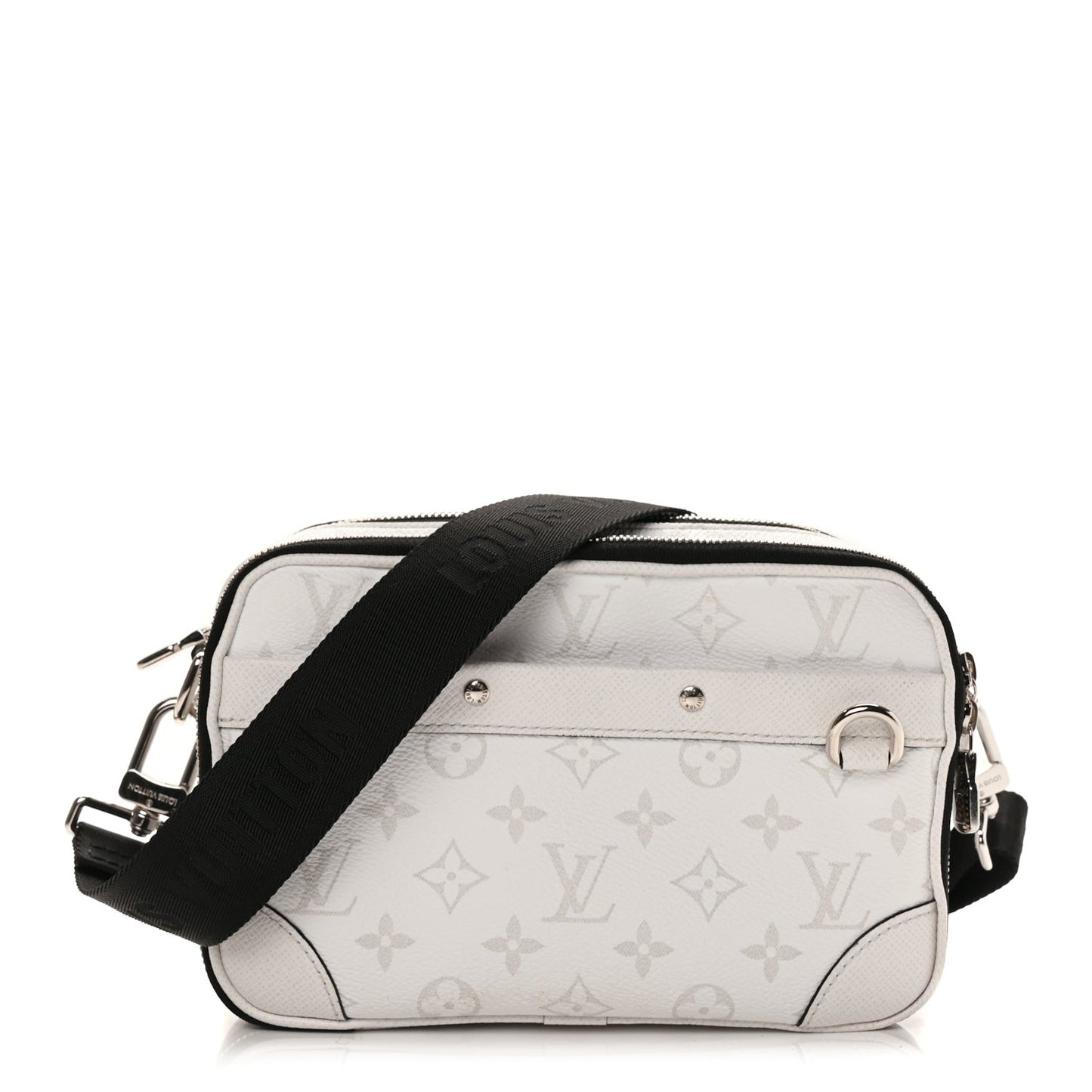 Taiga Monogram Alpha Messenger Optic White