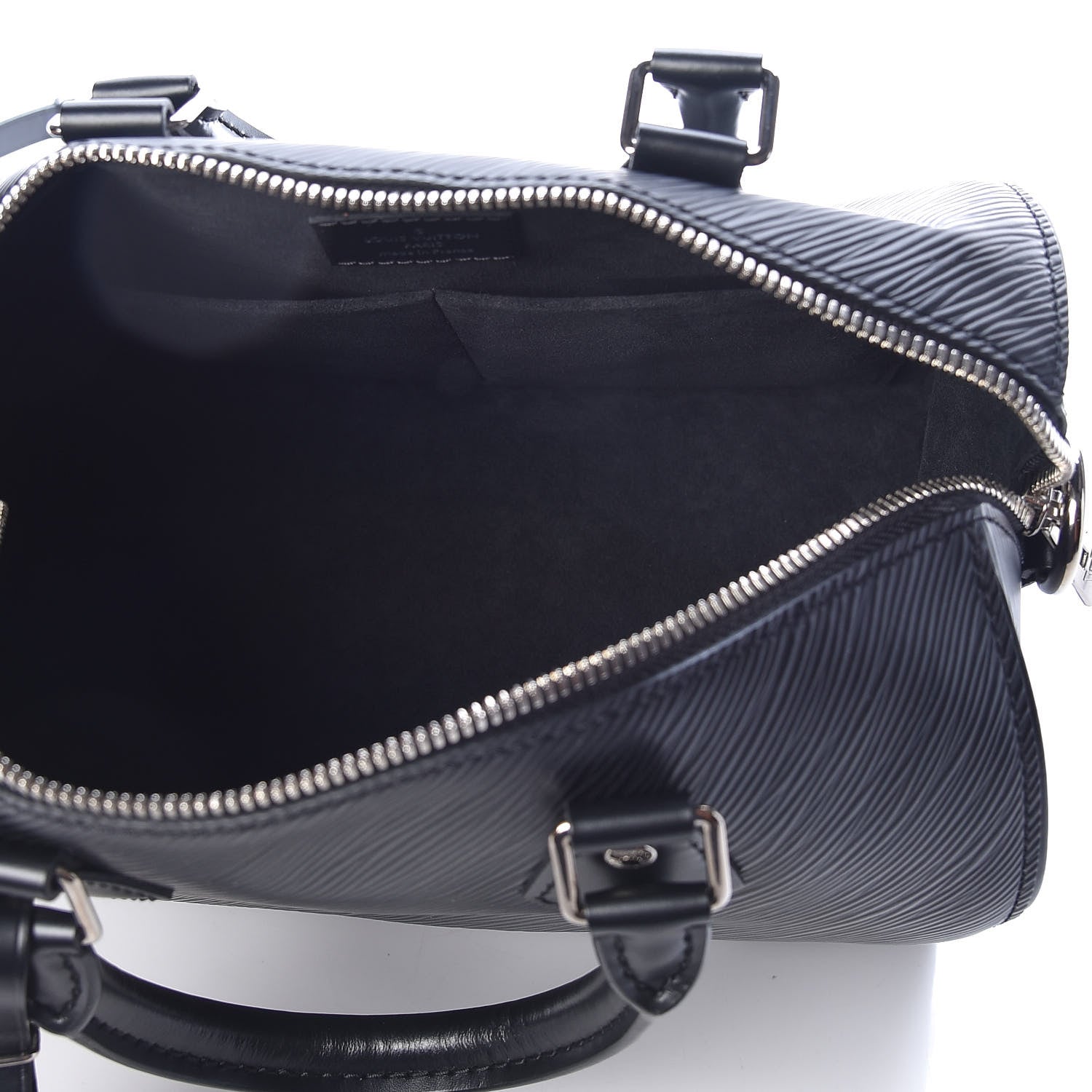 Louis Vuitton Epi Speedy Bandouliere 25 Black 5 of 8