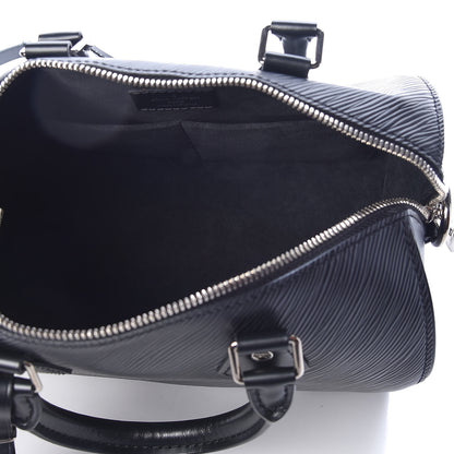 Louis Vuitton Epi Speedy Bandouliere 25 Black 5 of 8