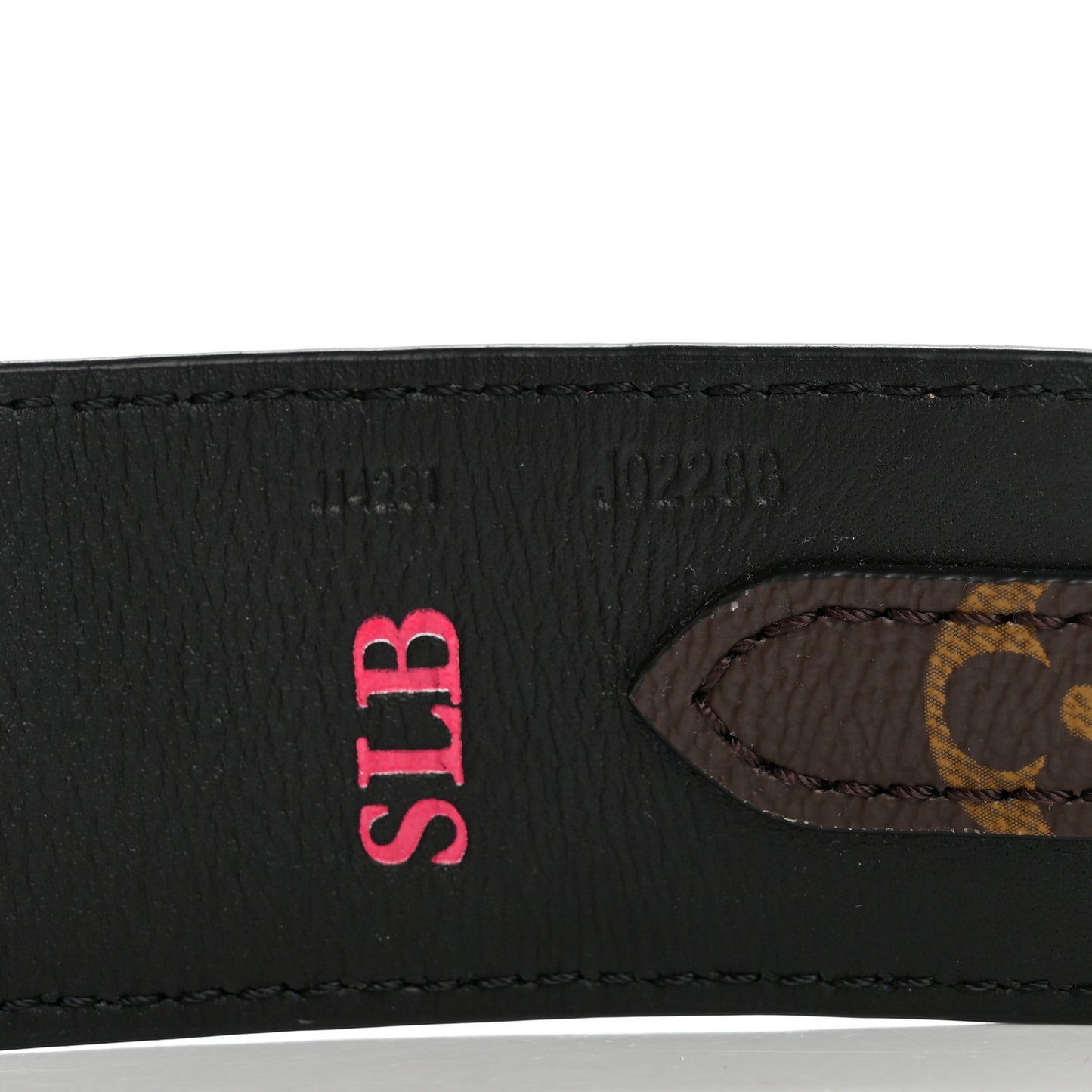 Monogram Bandouliere Shoulder Strap Black