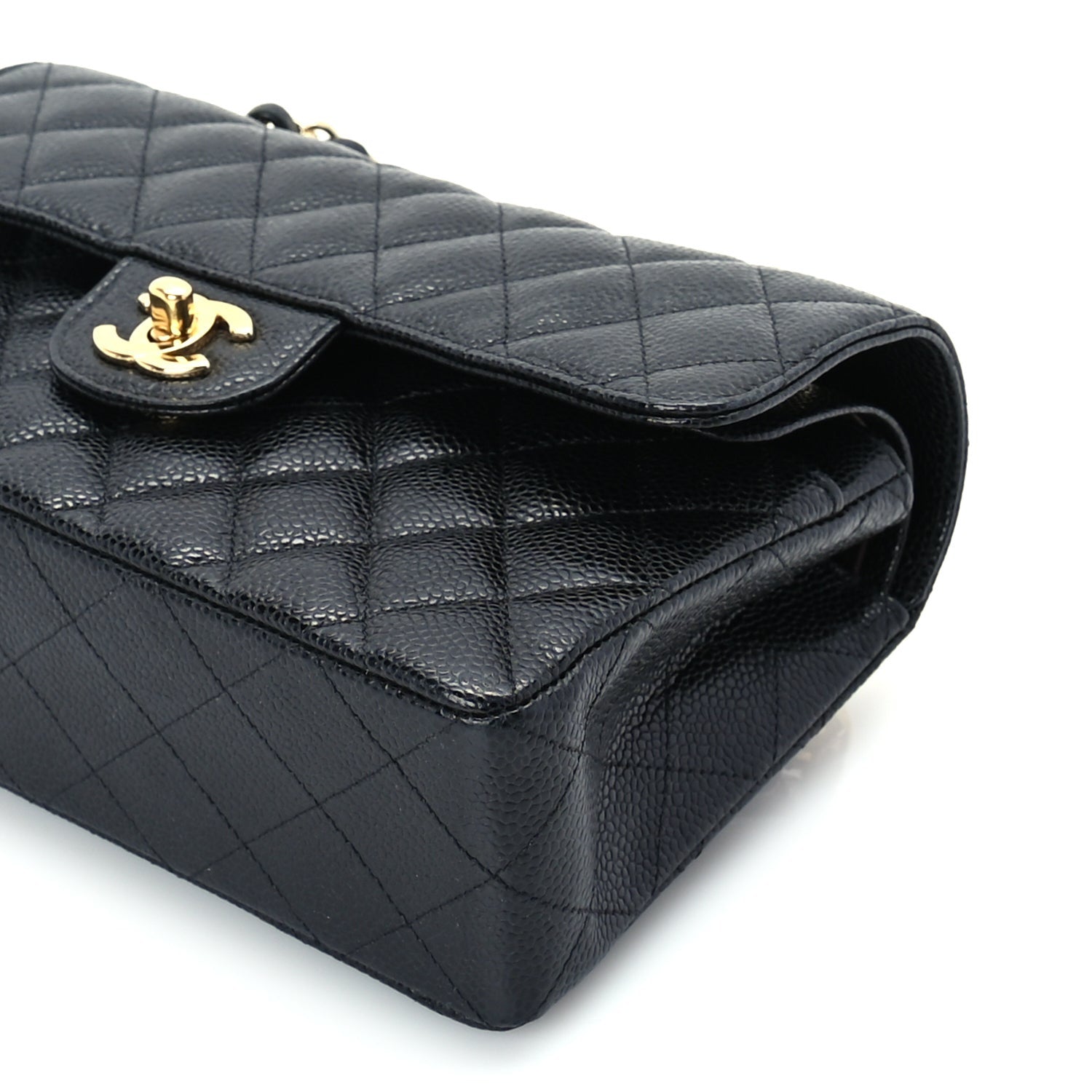 Chanel Caviar Quilted Small Double Flap  Black 9 of 9