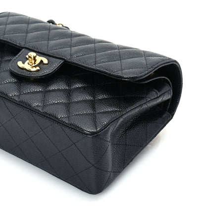 Chanel Caviar Quilted Small Double Flap  Black 9 of 9