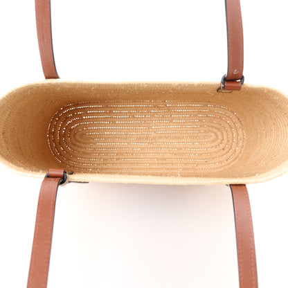 Loewe Raffia Small Square Basket Tote Bag Natural Tan 5 of 9