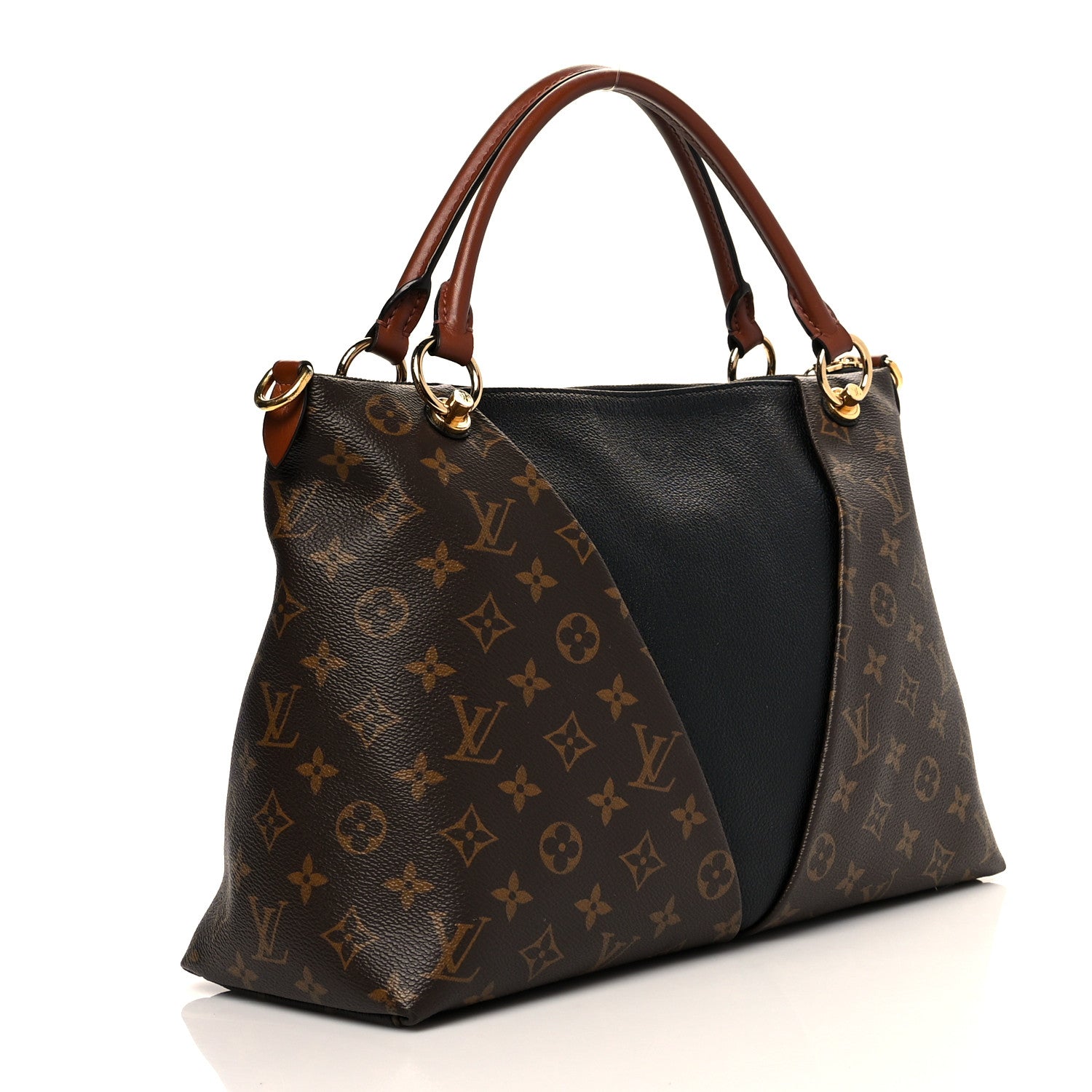 Louis Vuitton Monogram V Tote MM Black 2 of 11