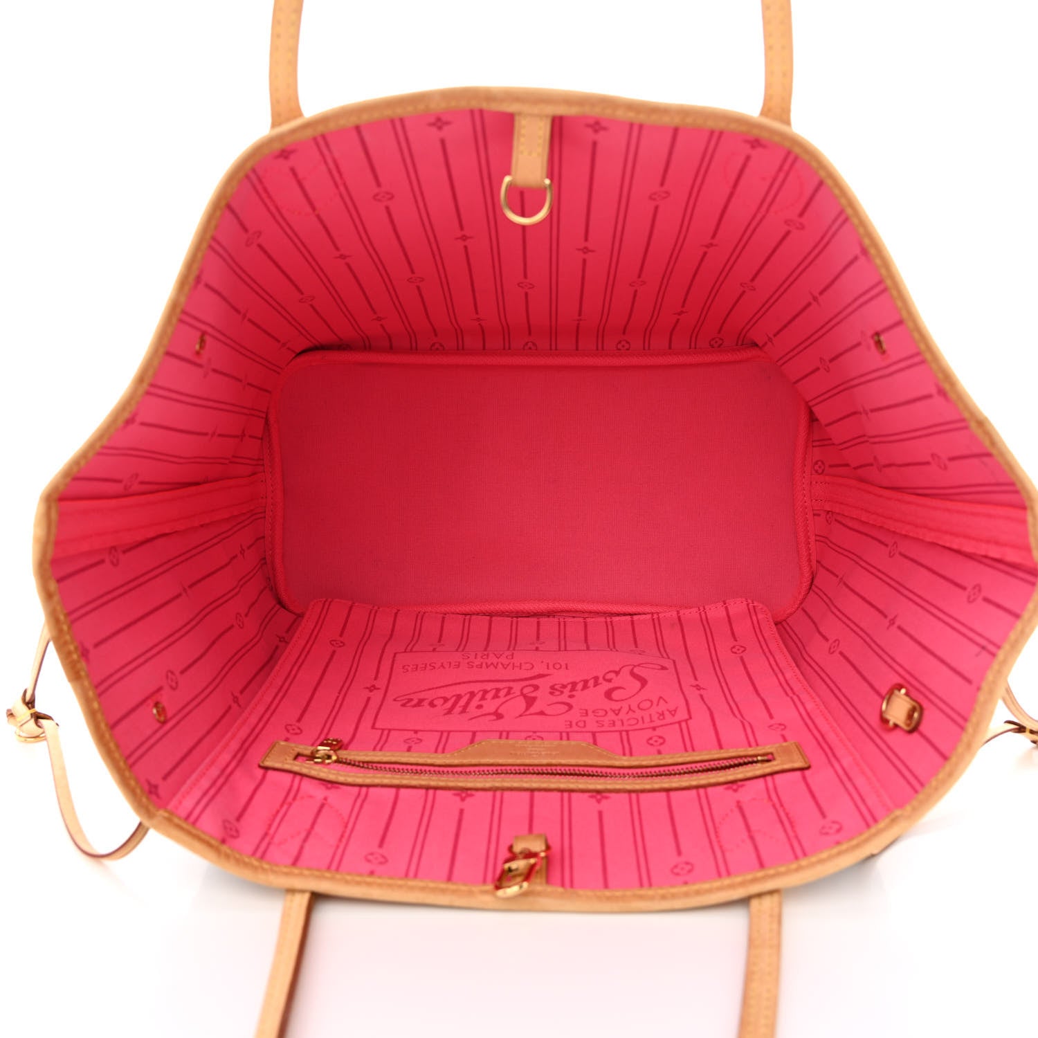 Louis Vuitton Monogram Roses Neverfull MM 5 of 11