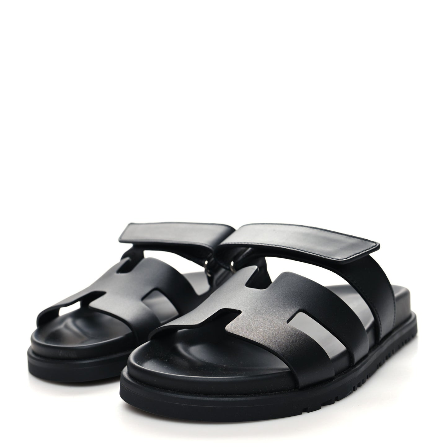 Calfskin Womens Chypre Sandals 35 Black