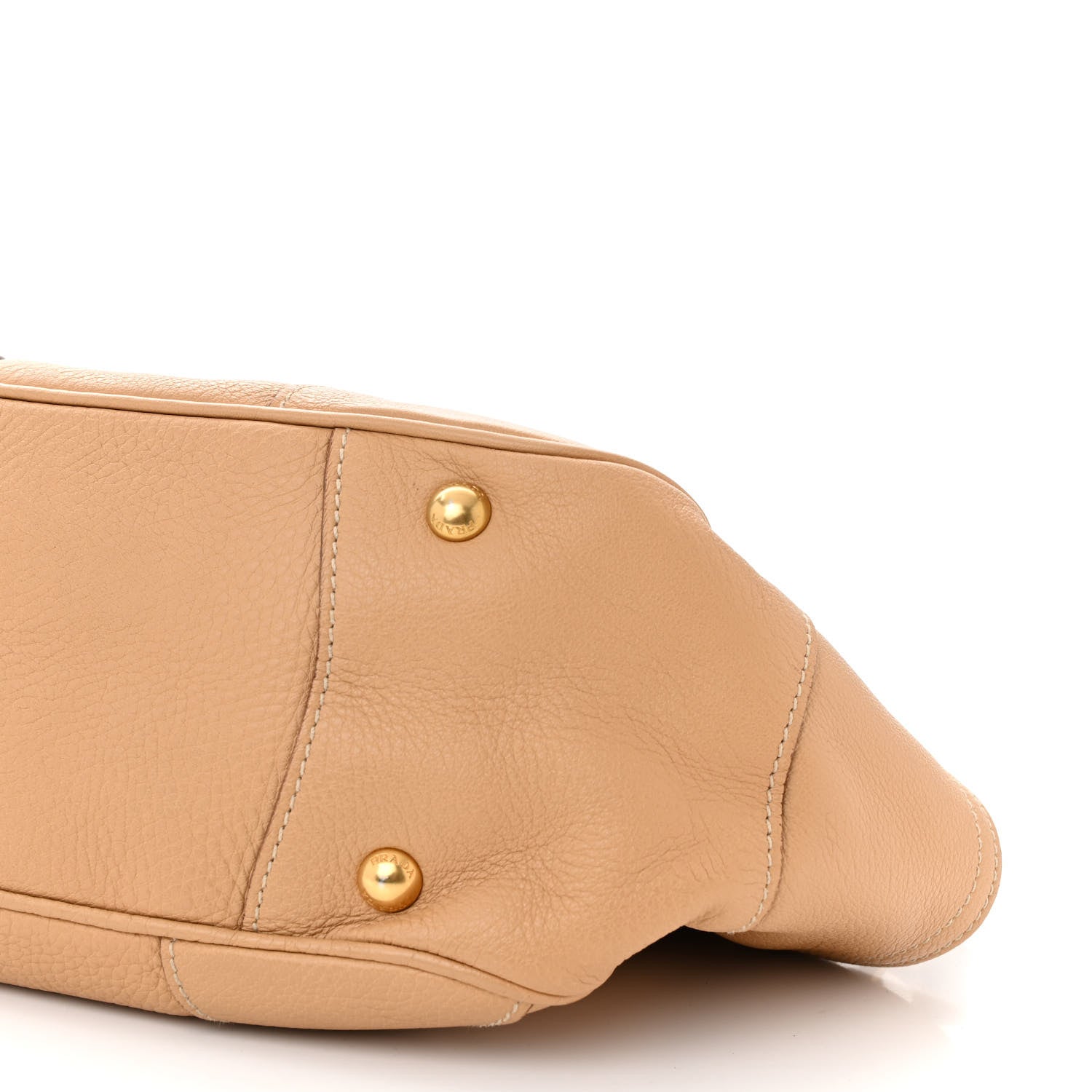 Prada Vitello Daino Flap Shoulder Bag Sughero 10 of 12