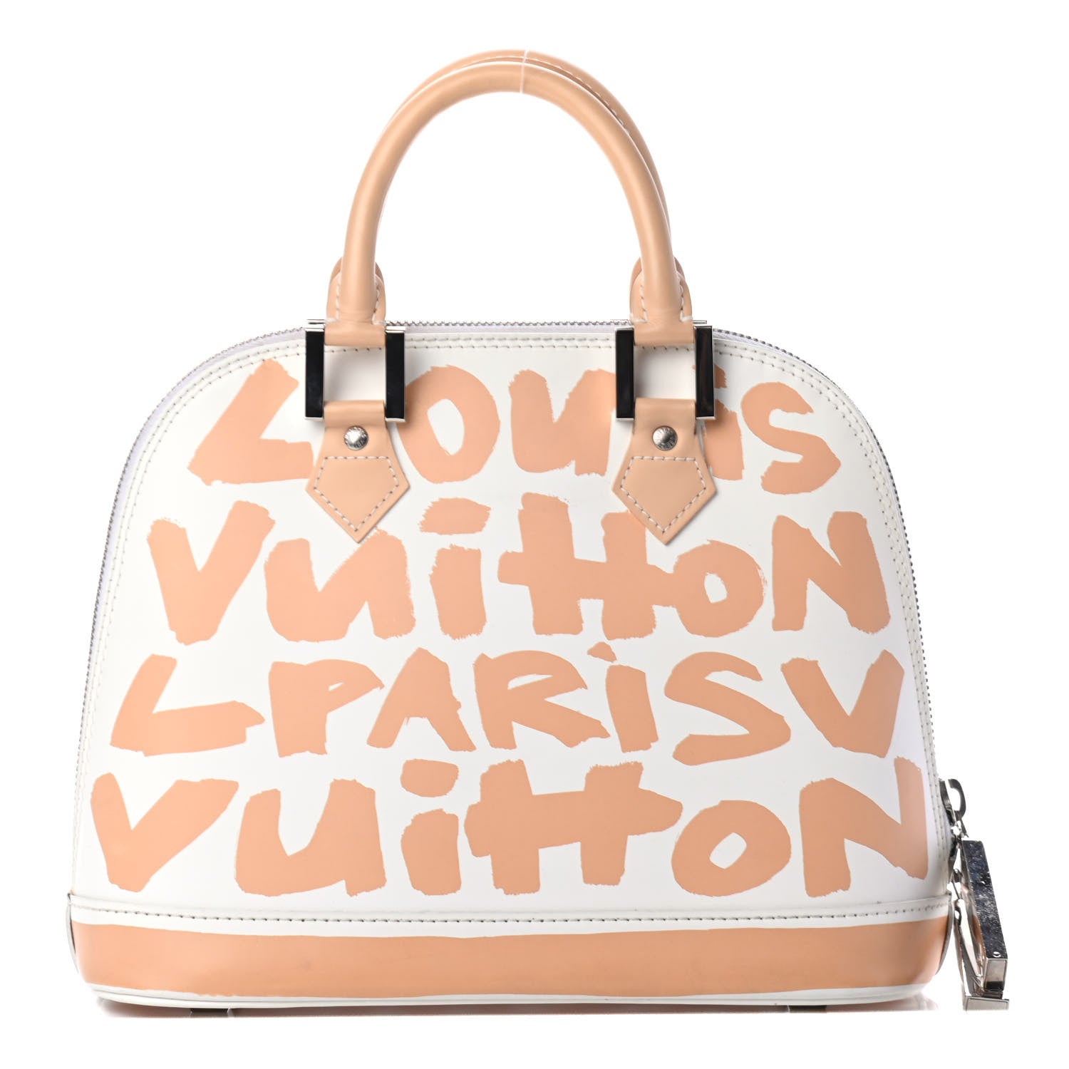 Louis Vuitton Graffiti Alma MM Peach 1 of 4