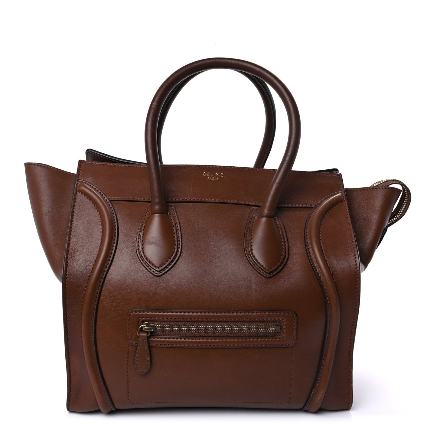 Smooth Calfskin Mini Luggage  Sienna