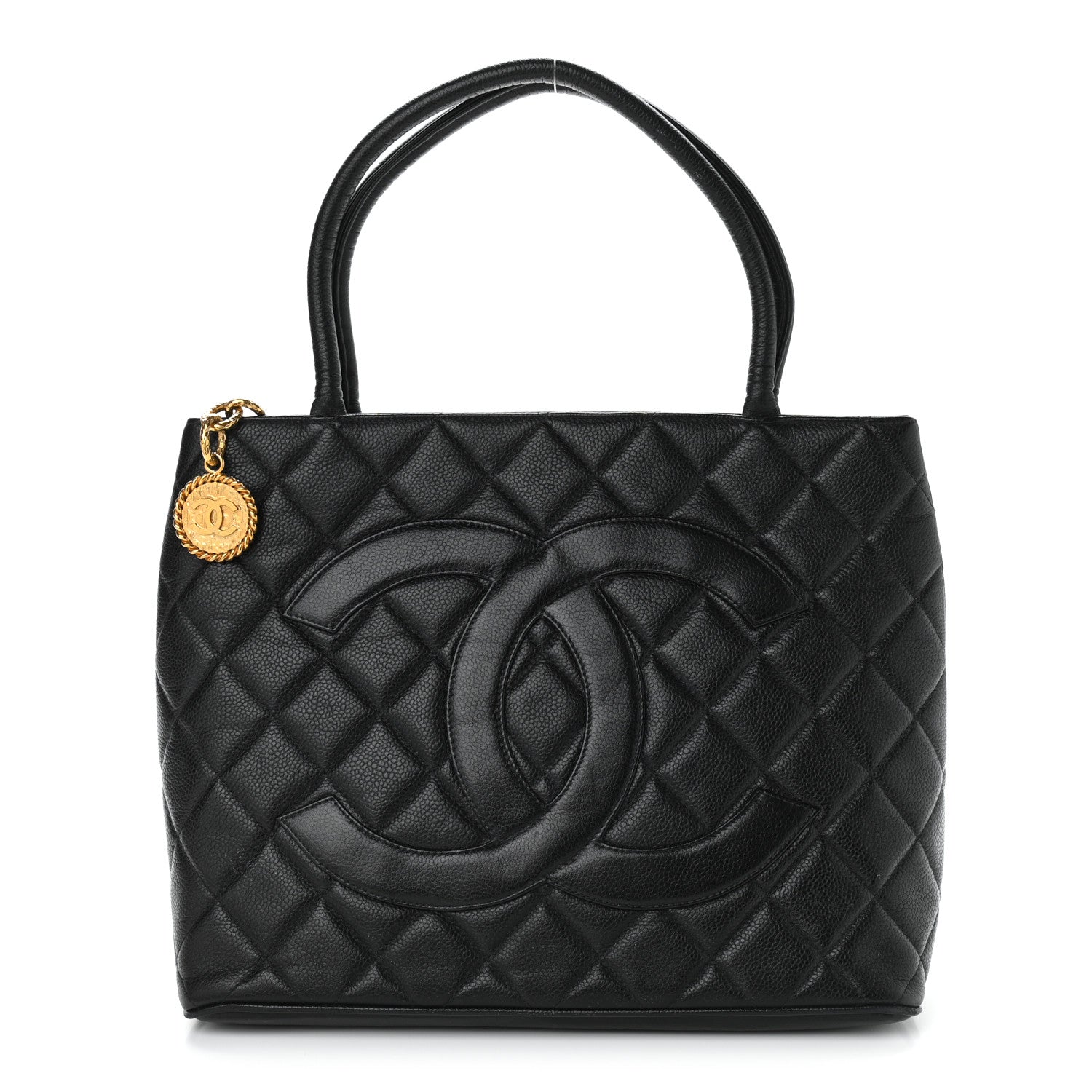 Chanel Caviar Quilted Medallion Tote Black 1 of 11