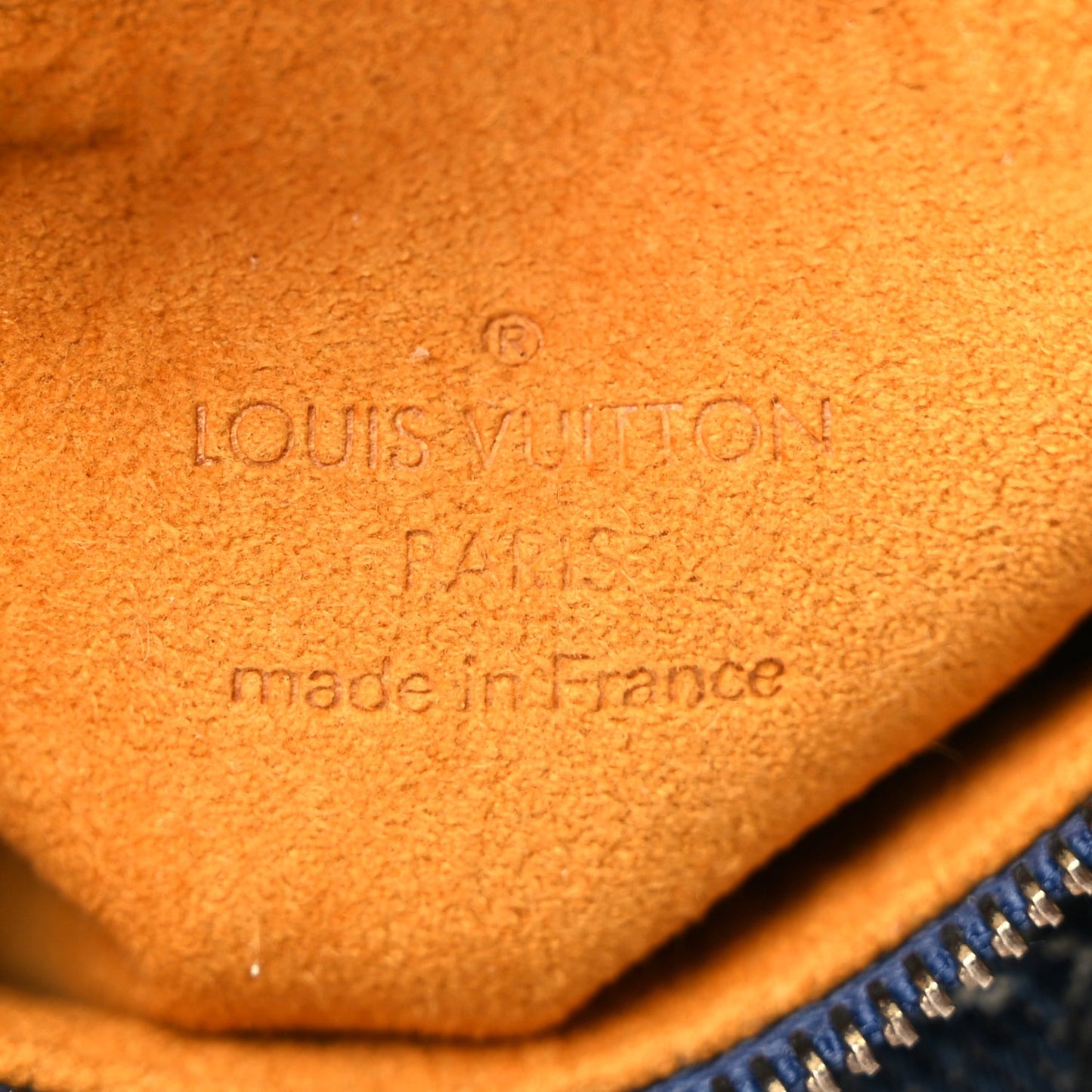 Monogram Denim Pochette Speedy PM Key Holder Blue