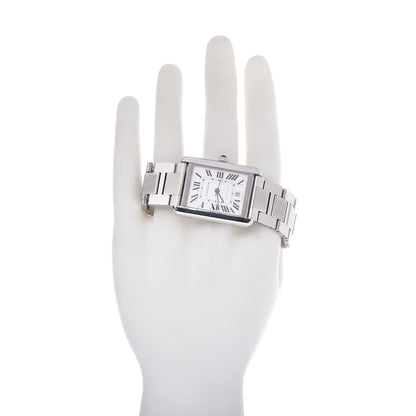 Cartier Stainless Steel 31mm Tank Solo Automatic Watch 2 of 9
