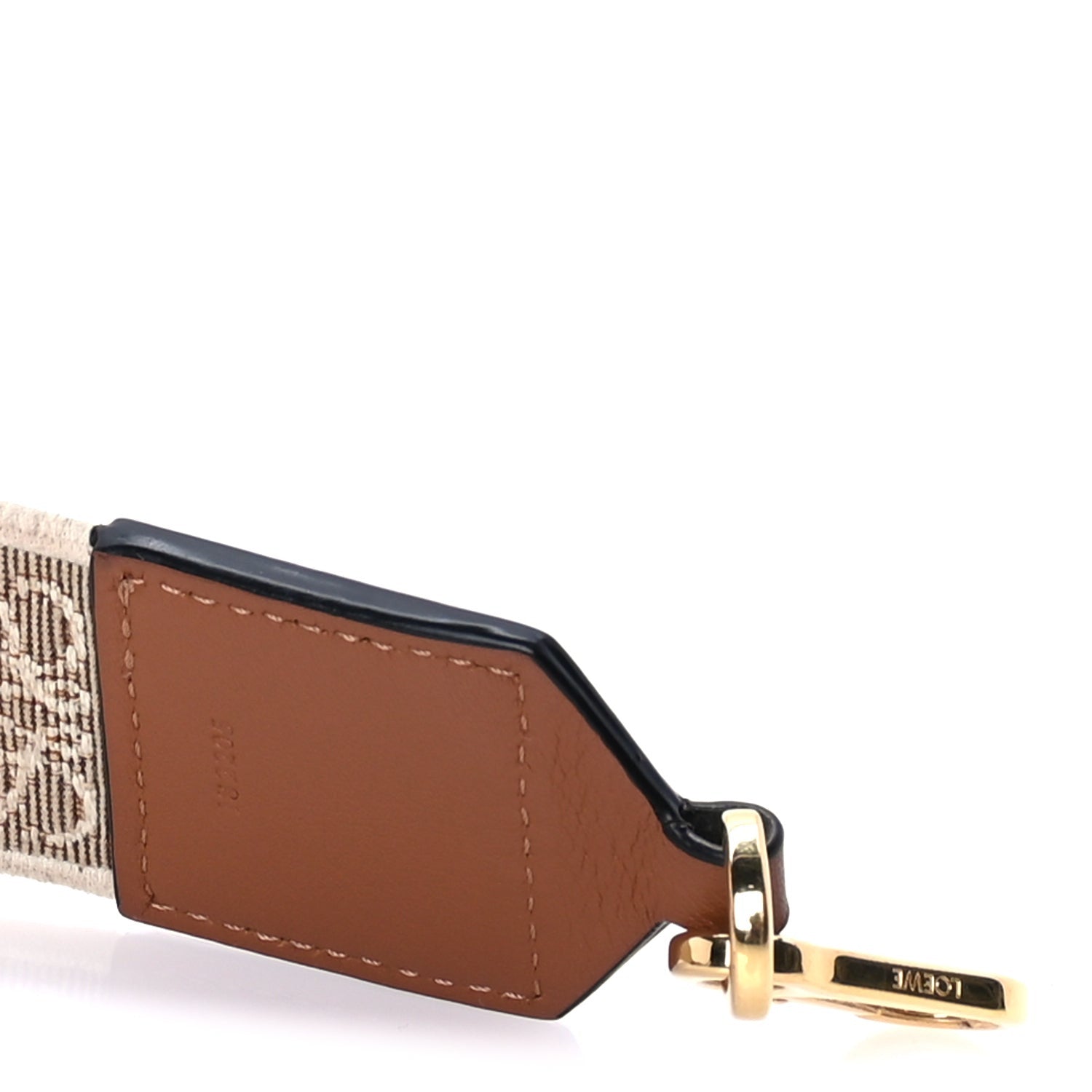Loewe Calfskin Jacquard Anagram Strap Natural Tan 3 of 5
