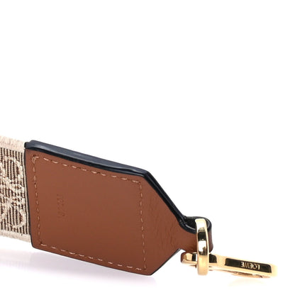 Loewe Calfskin Jacquard Anagram Strap Natural Tan 3 of 5