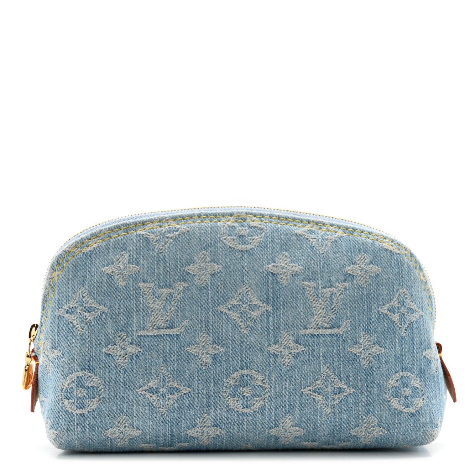 Louis Vuitton Monogram Denim Cosmetic Pouch PM Blue 1 of 8