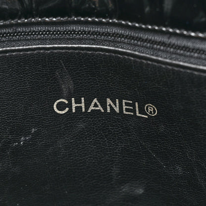 Chanel Patent Quilted Tote Black 6 of 17