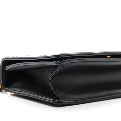 Christian Dior Lambskin Studded Small Diorama Flap Bag Black 10 of 11