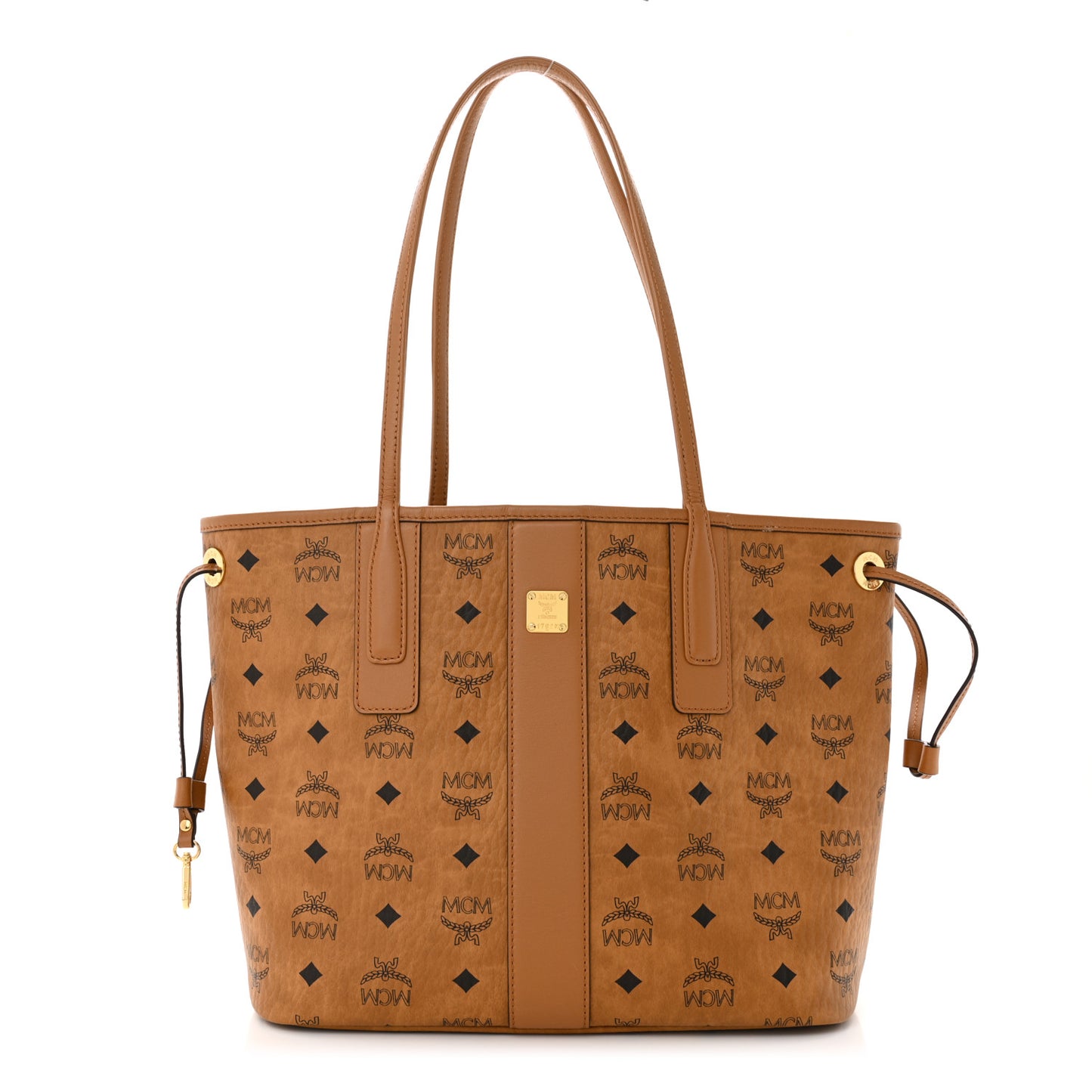 Visetos Small Liz Reversible Shopper Tote Cognac