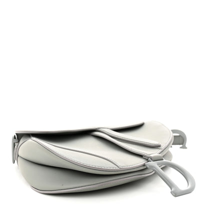 Christian Dior Ultra Matte Calfskin Saddle Bag Grey 4 of 12