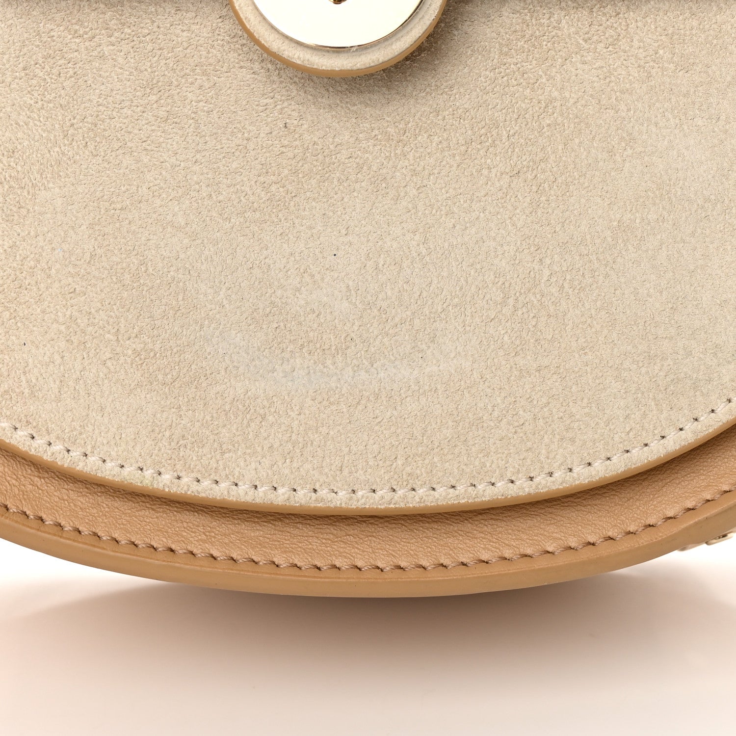 Chloe Calfskin Suede Small Tess Bag Soft Tan 13 of 22
