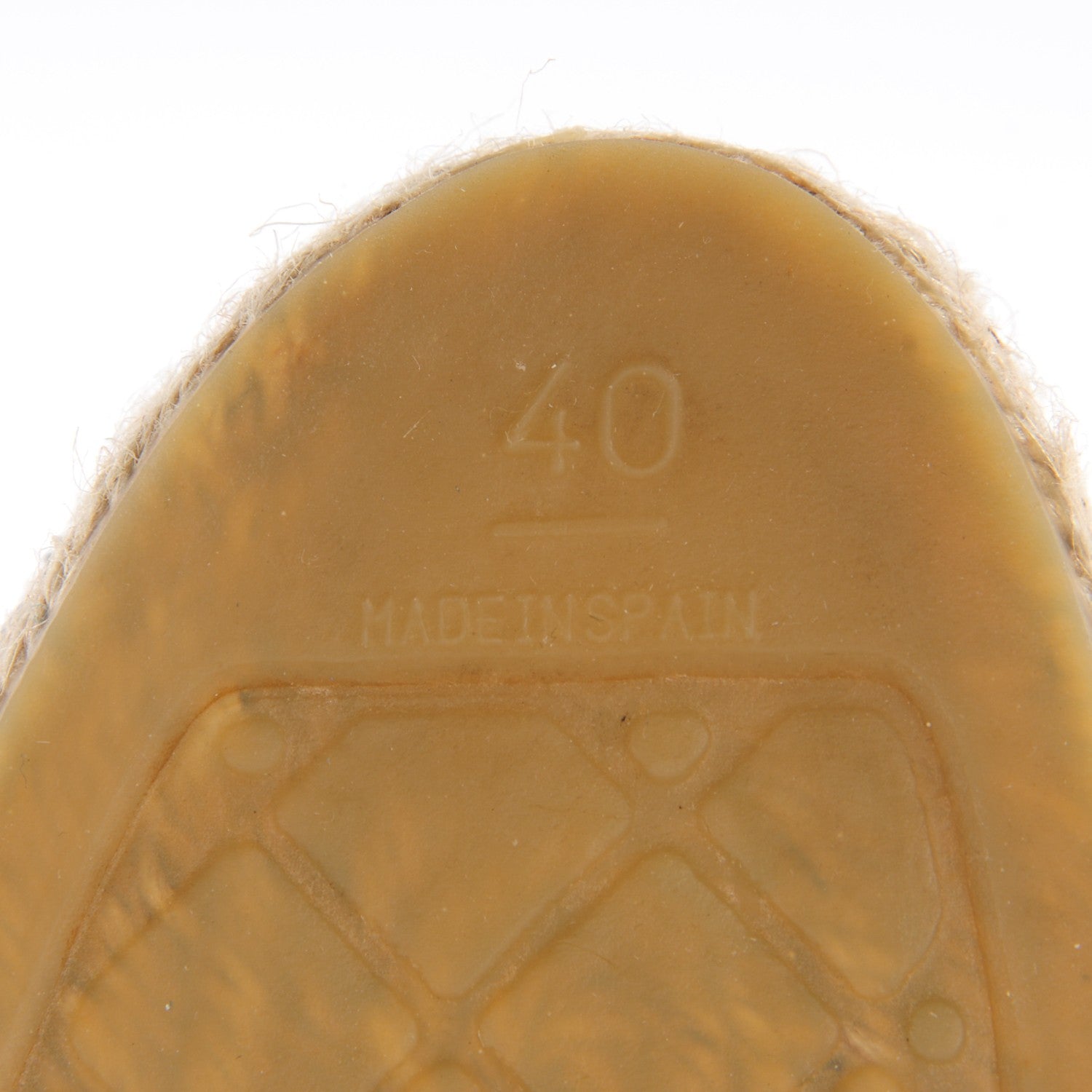 Chanel Toile Sequin CC Espadrilles 40 Beige Black 8 of 11