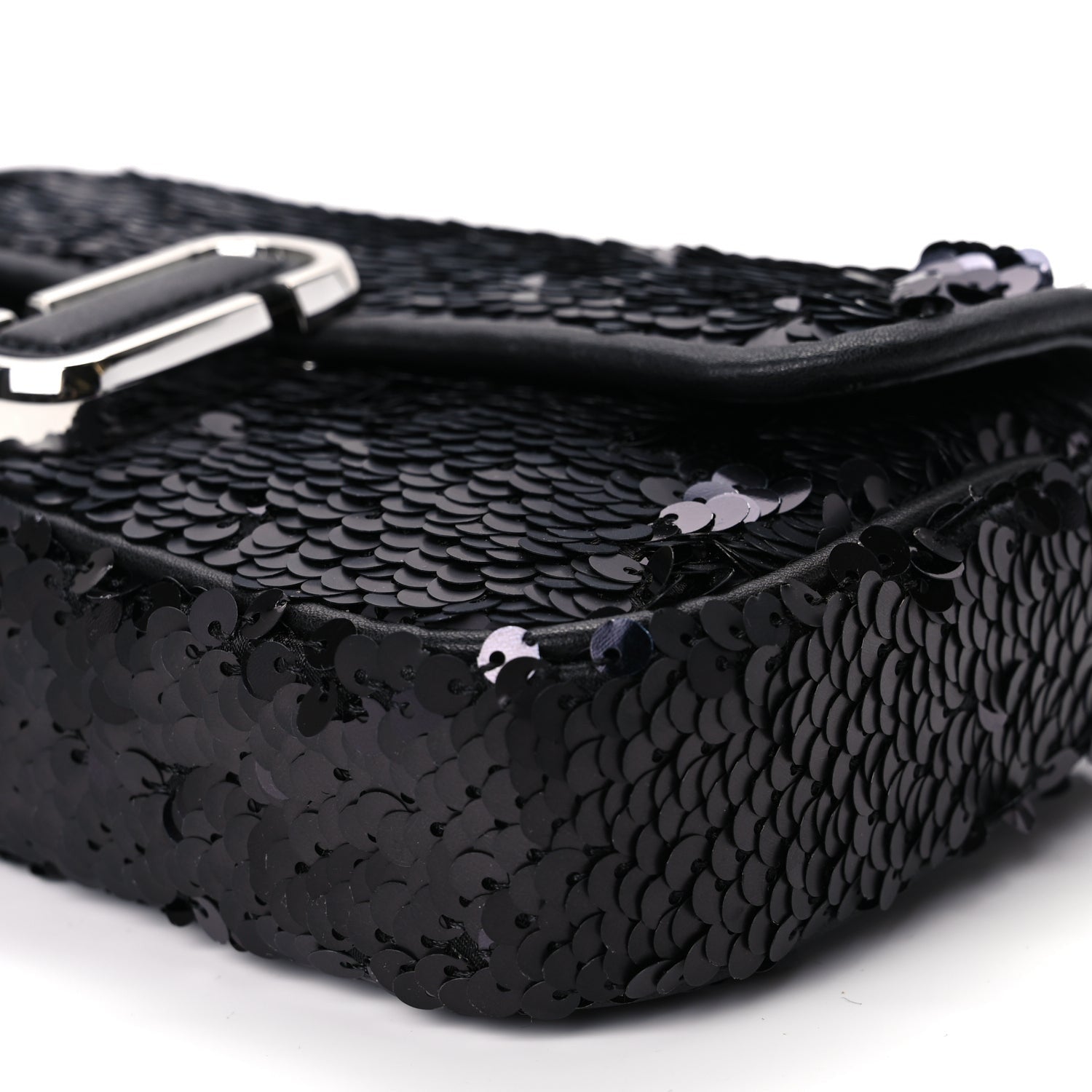 Marc Jacobs Sequin J Marc Mini Shoulder Bag Black 9 of 10