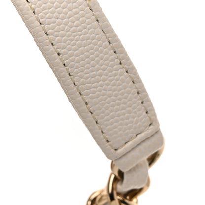 Chanel Caviar Quilted Medium Business Affinity Flap White 14 of 15