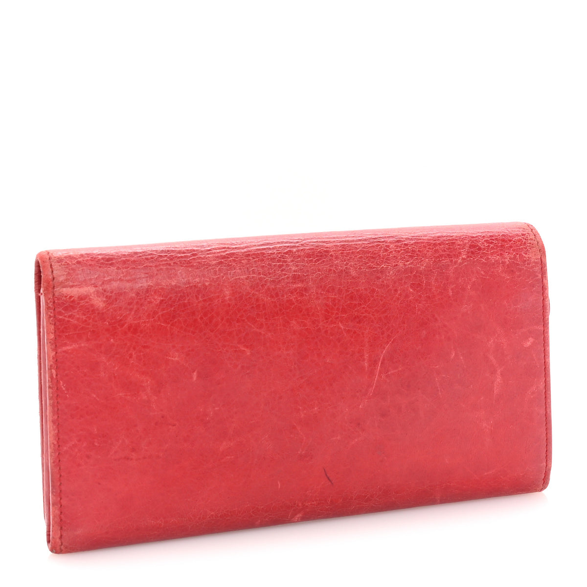 Agneau Classic Hardware Money Wallet Rose Thulian