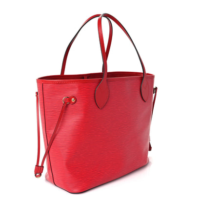Louis Vuitton Epi Neverfull MM Castillan Red 2 of 8