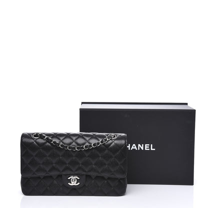 Chanel Caviar Quilted Medium Double Flap Black 10 of 10