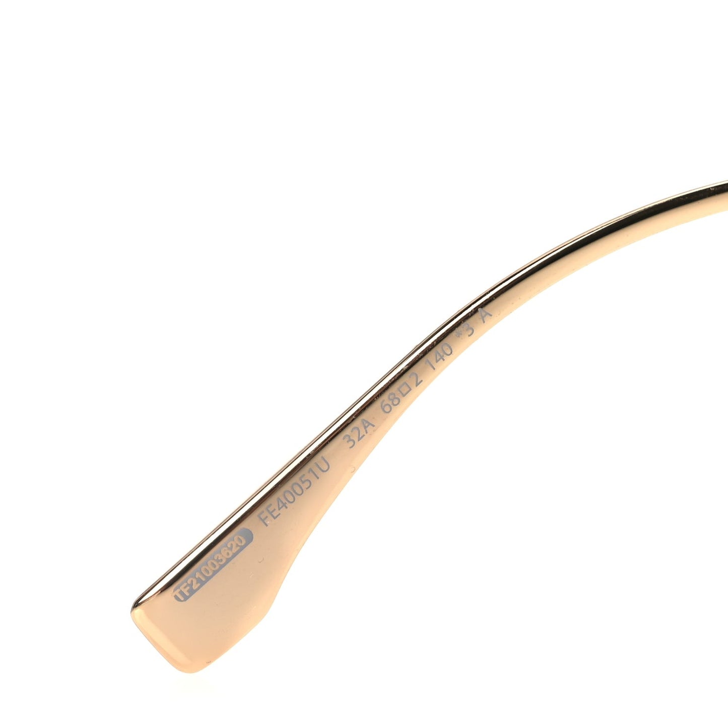 Metal Disco Geometric Sunglasses FE 40051/U Gold