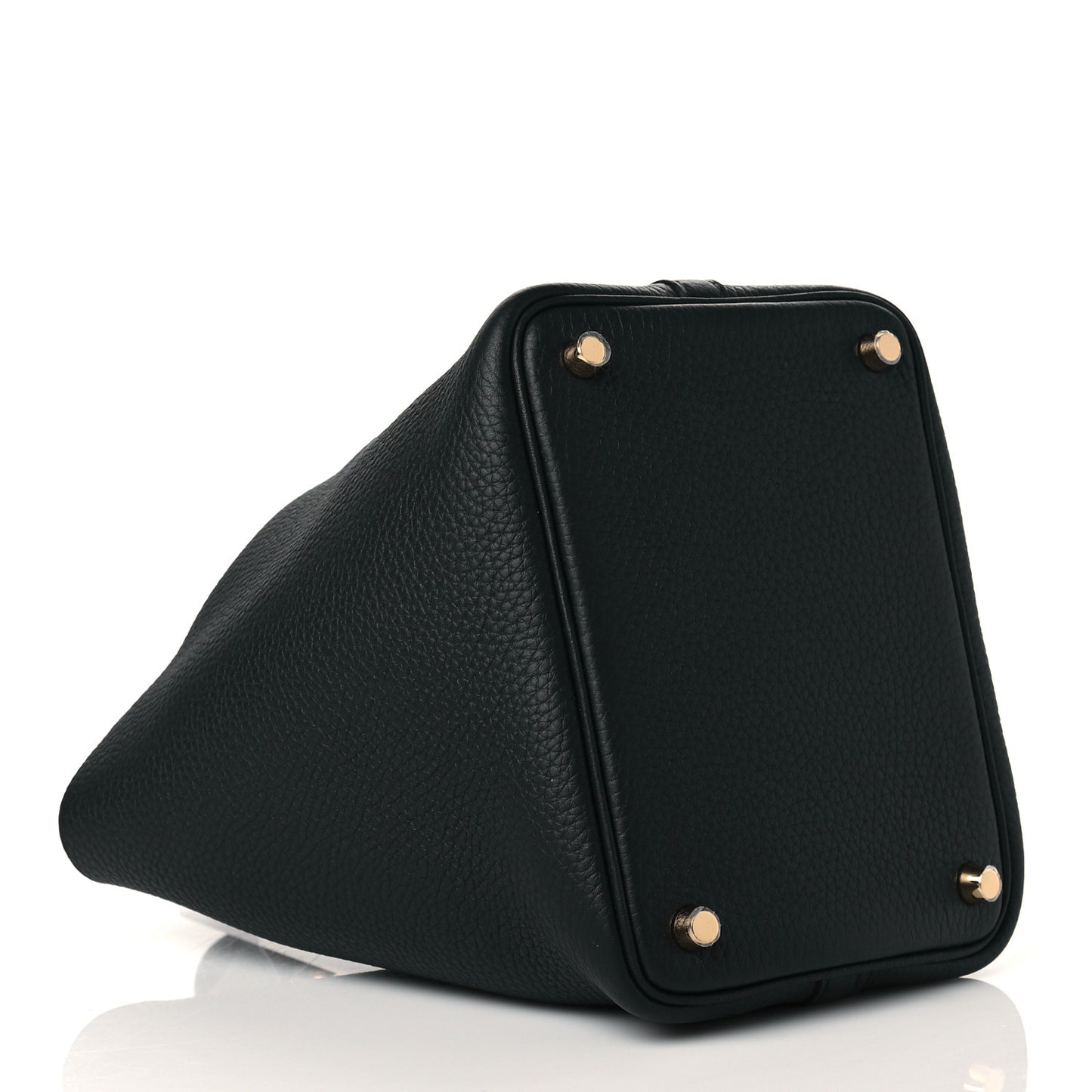 Taurillon Clemence Picotin Lock 18 PM Black