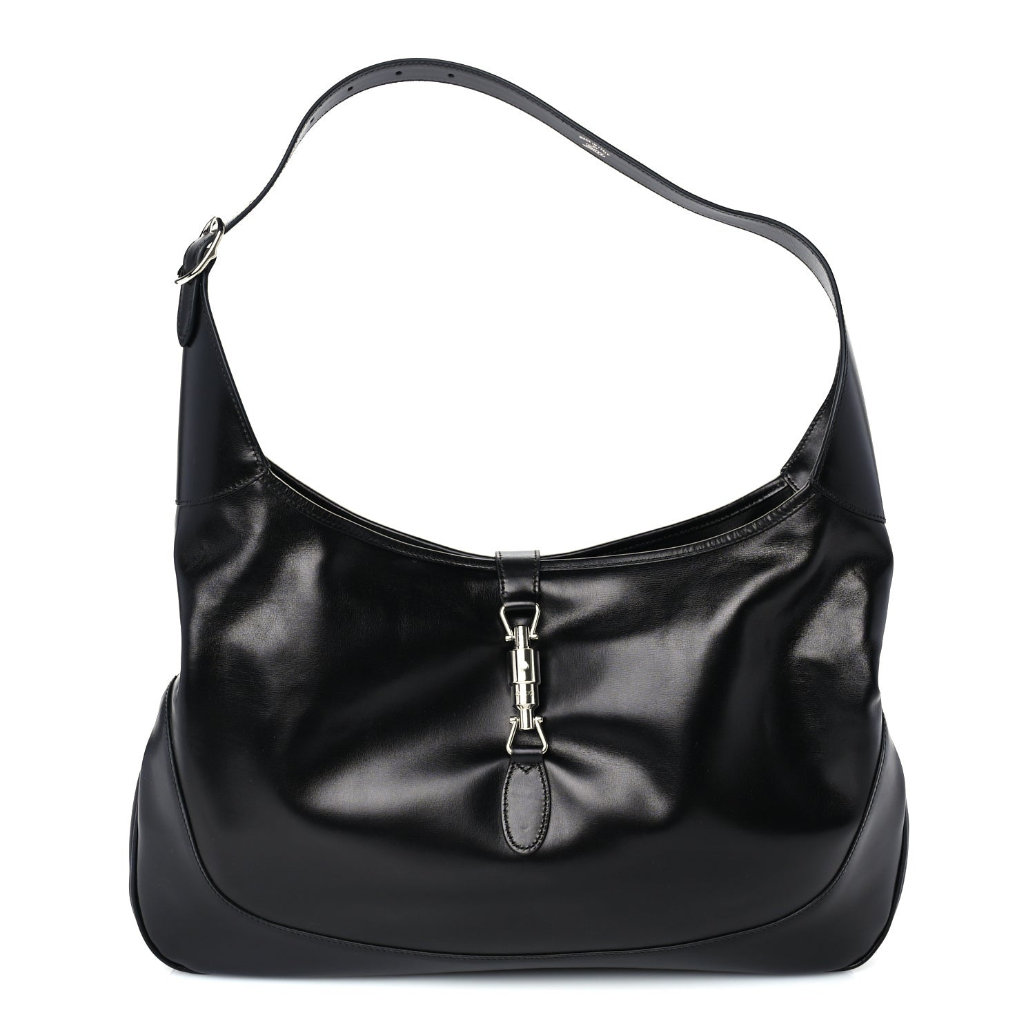 Gucci Calfskin Large Jackie 1961 Shoulder Bag  Black 1 of 8