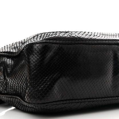 Gucci Snakeskin Small Soho Bowler Black 9 of 10