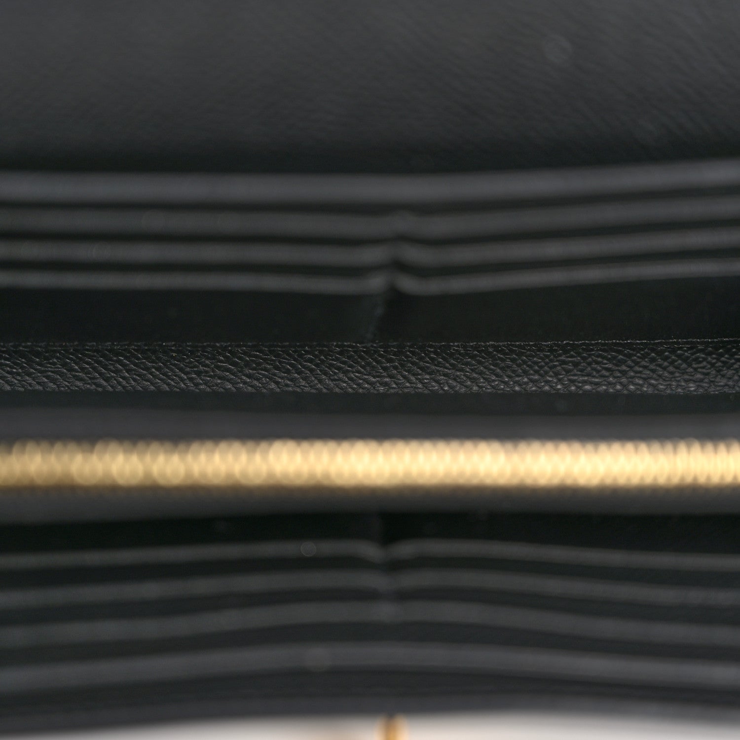 Hermes Epsom Kelly Longue Wallet Black 5 of 10