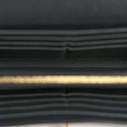 Hermes Epsom Kelly Longue Wallet Black 5 of 10