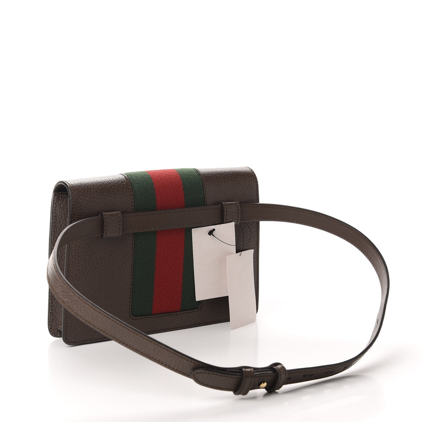 Calfskin Embroidered Sylvie Belt Bag 85 34 Brown