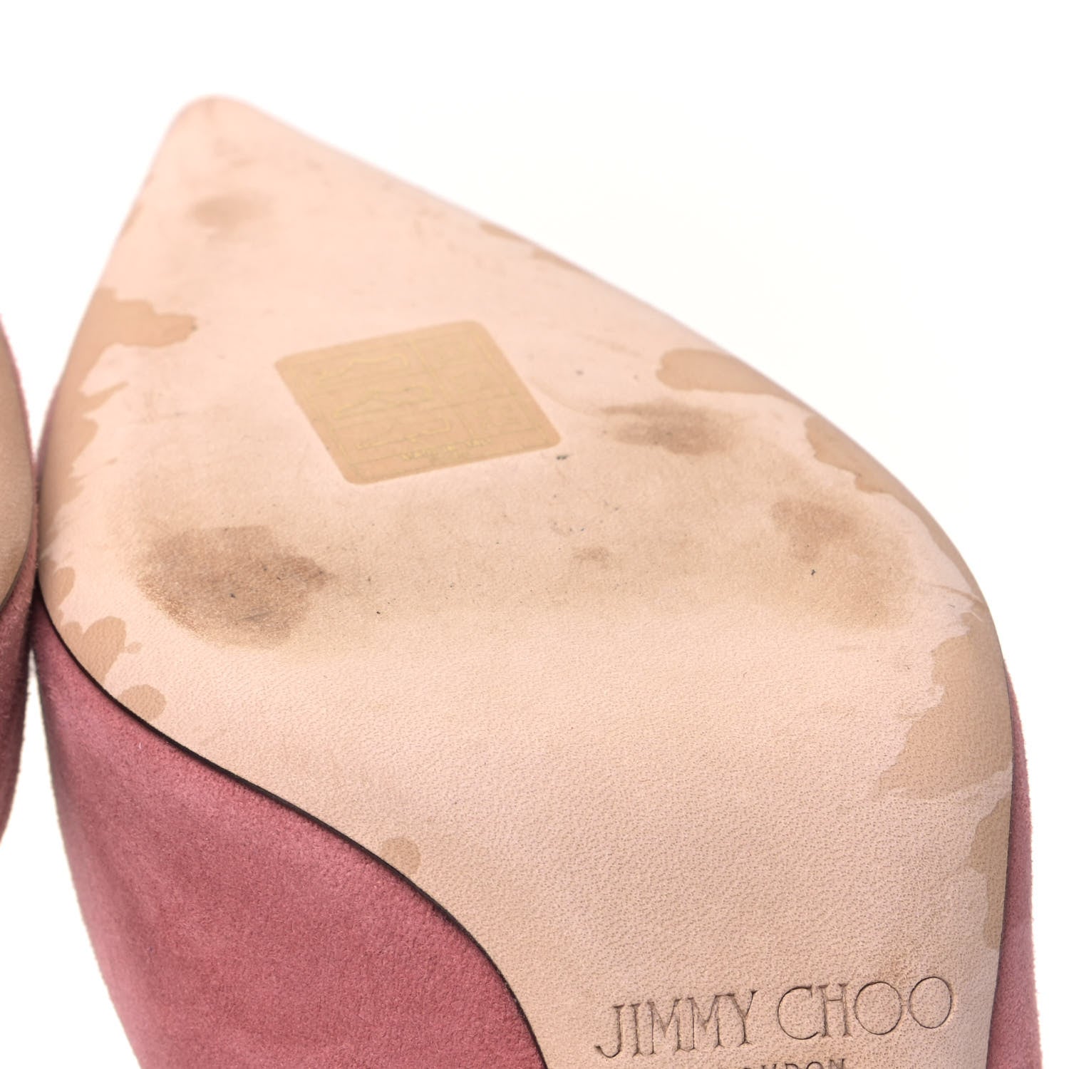 Jimmy Choo Suede Abel Pumps 37 Pink 5 of 6